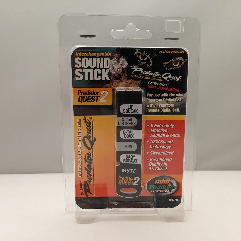 PREDATOR QUEST 2 Sound Stick for mini Phantom & Remote Digital Call MSS-715 NEW